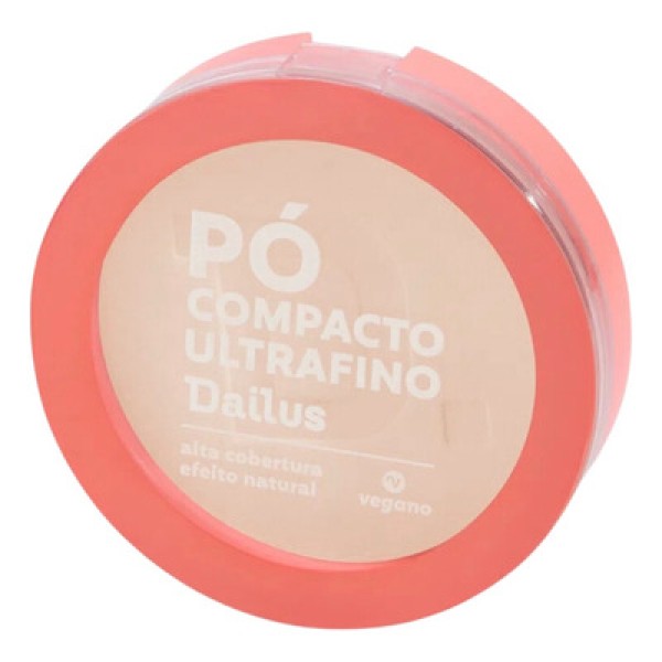 Pó Compacto Ultrafino Vegano D11 Escuro Dailus