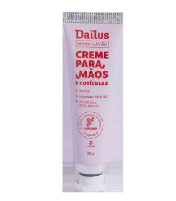 Creme Para Mãos e Cutículas Lavanda - Dailus