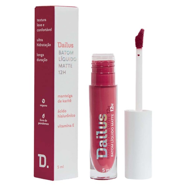 Encontraproduto.com.br - Batom Líquido Matte 12h - Marsala