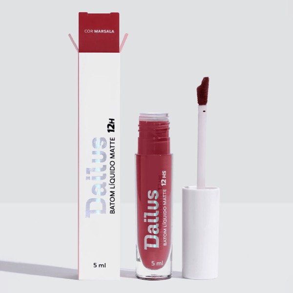 Encontraproduto.com.br - Batom Líquido Matte 12h - Marsala