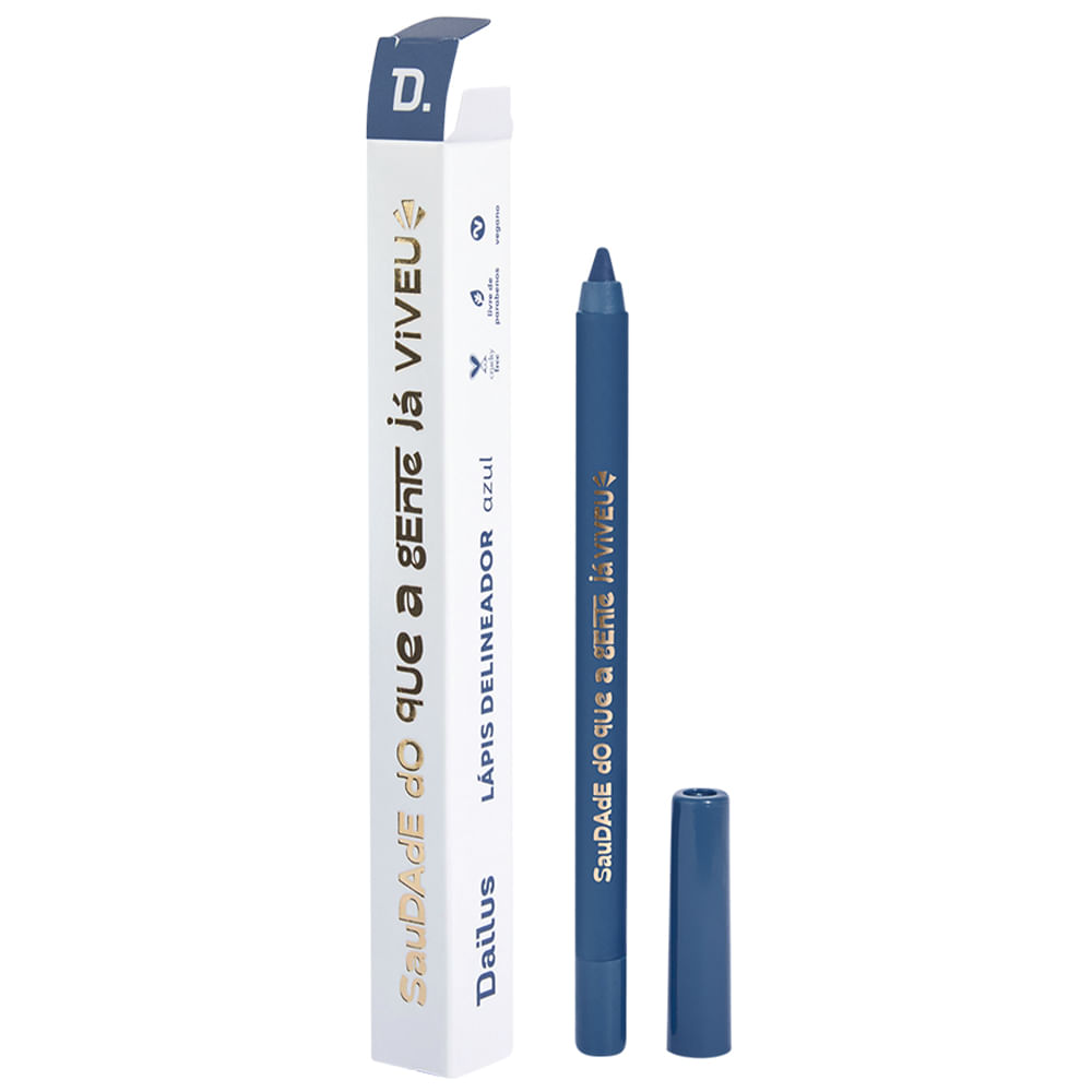 Encontraproduto.com.br - Lápis Delineador Saudades Do Que A Gente Já Viveu Azul Dailus