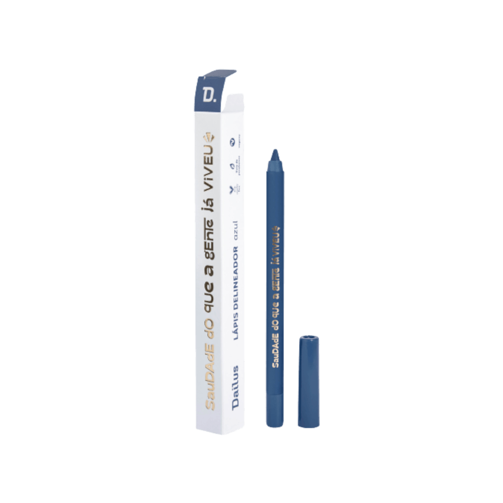 Encontraproduto.com.br - Lápis Delineador Saudades Do Que A Gente Já Viveu Azul Dailus