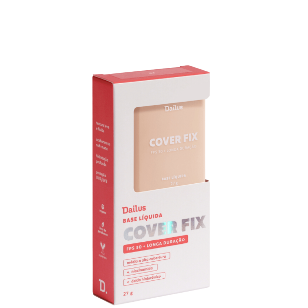 Encontraproduto.com.br - Base Dailus Cover Fix D1 Claro FPS30 27g