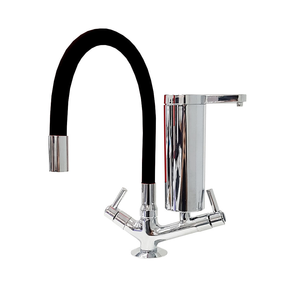 Torneira para Cozinha Gourmet com Filtro Mesa Preta 2141 C80 - Mundi