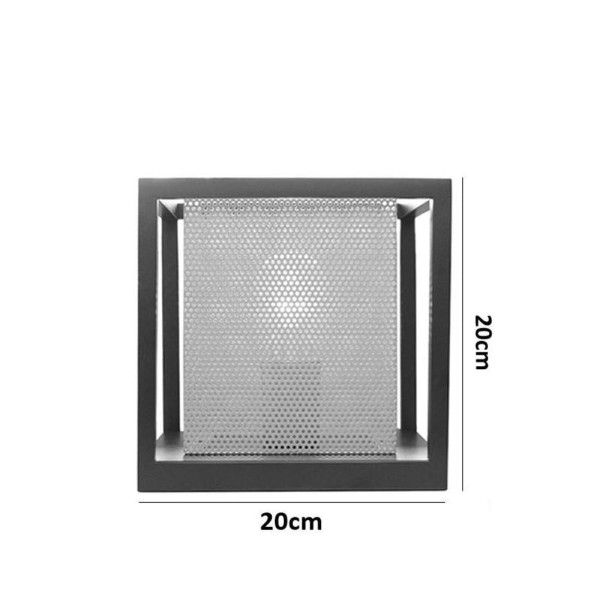 Encontraproduto.com.br - Luminária De Mesa Grid Na Preto Com Acabamento Dourado Para