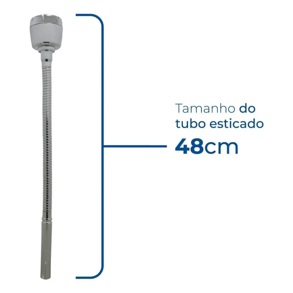 Torneira Cozinha Parede Pia Gourmet Luxo Com Filtro Cromado