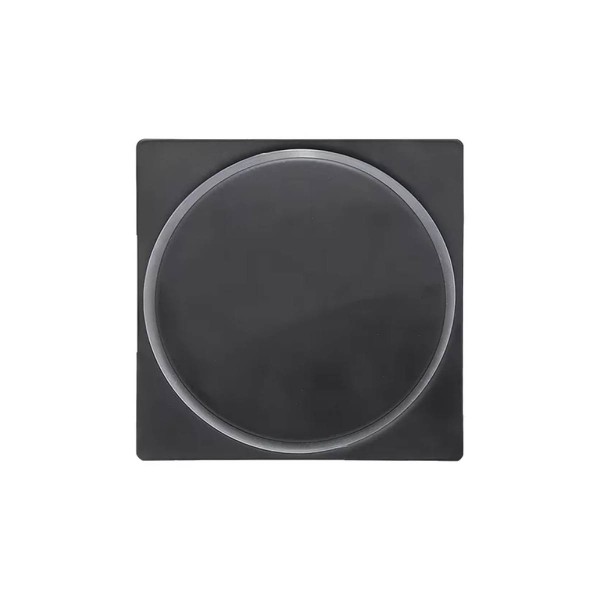 Encontraproduto.com.br - Grelha Quadrada Inox 150mm sem Caixilho Click Preto - Bognar