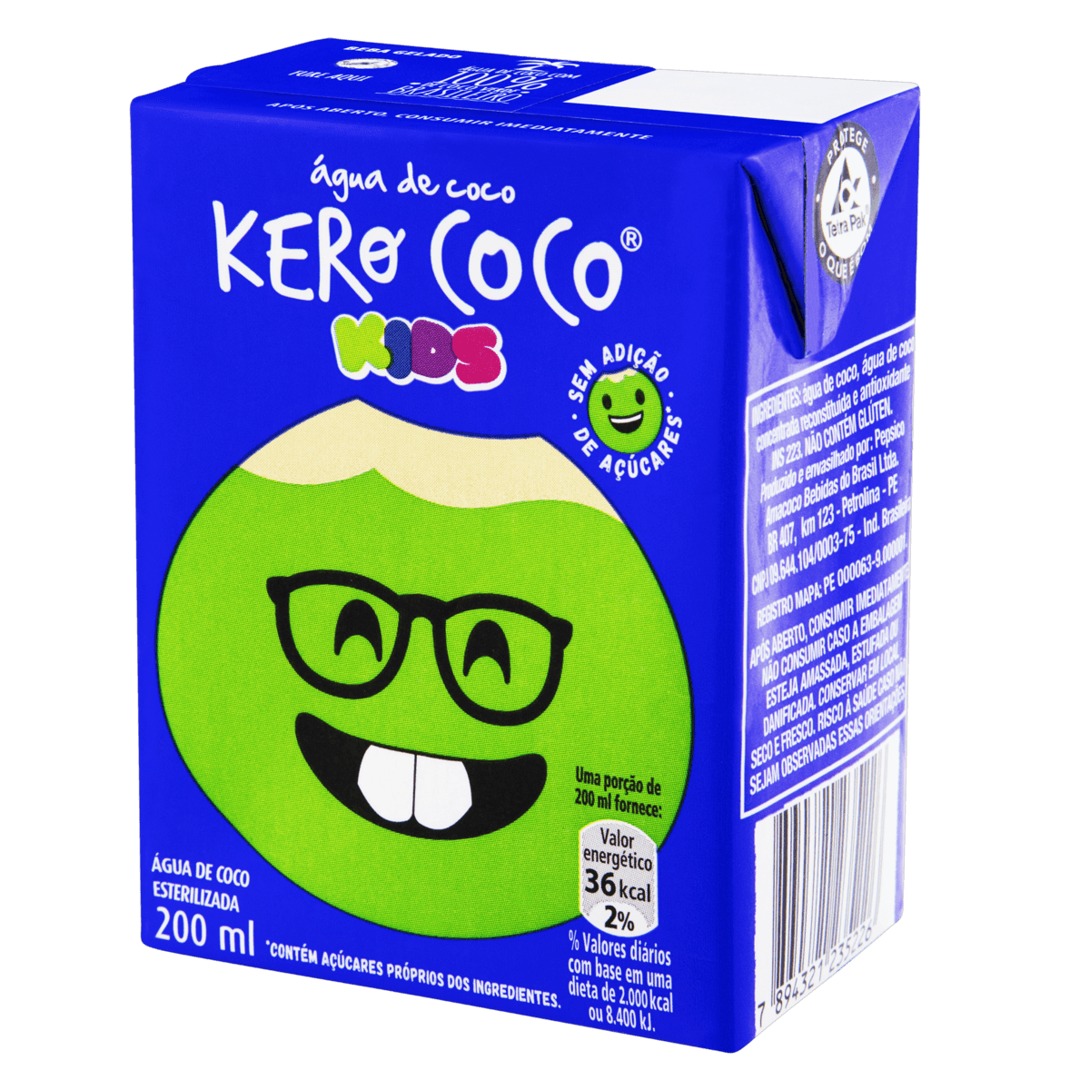Encontraproduto.com.br - Água de Coco Kero Coco 200ml - Kero-Coco