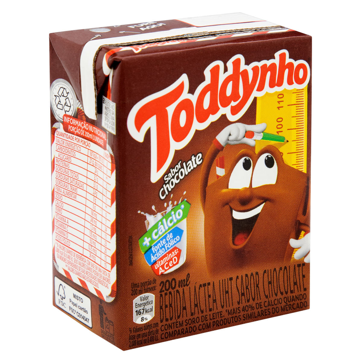 Encontraproduto.com.br - Bebida Láctea Toddynho Chocolate TP com 200ml