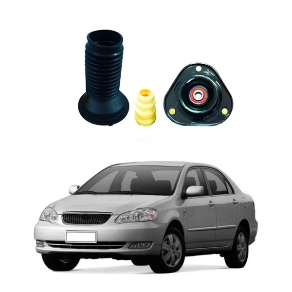Encontraproduto.com.br - Kit do Amortecedor Dianteiro Completo para um lado Toyota Corolla Todos 2009 até 2019 Fabricante Sampel