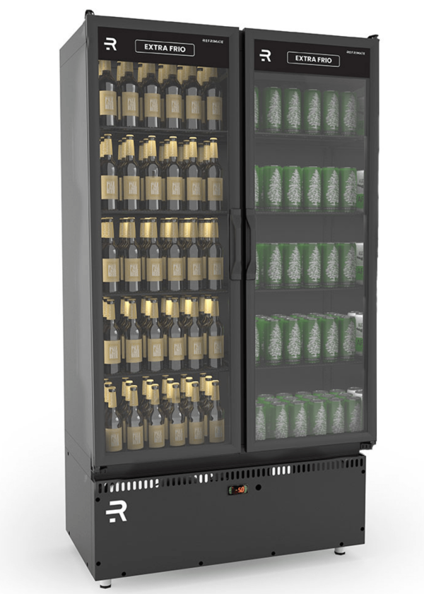 Encontraproduto.com.br - Auto Serviço Vanguard Extra Frio All Black ASVEF 2P PPR Refrimate 2 Portas Preto Ar Forçado -5º 622 L