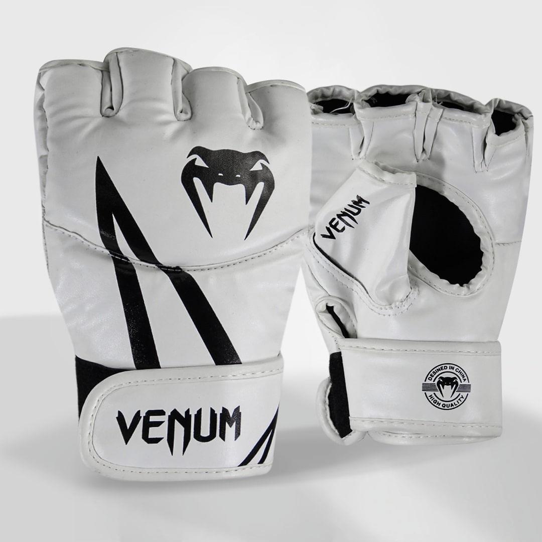 Luva Venum MMA Challenger EVO - White/Black