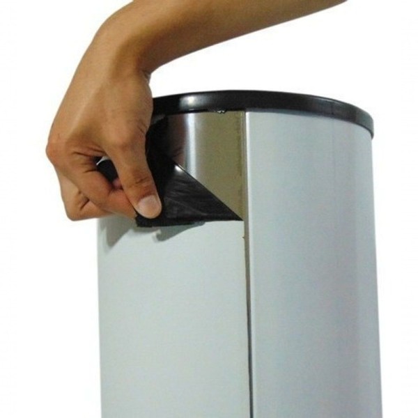 Encontraproduto.com.br - Lixeira Copos + Dispensador Copos Para água E Café Kit 3 Pçs