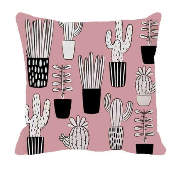 Encontraproduto.com.br - Almofada Cactos Rosa