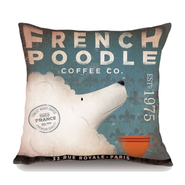 Almofada Poodle French