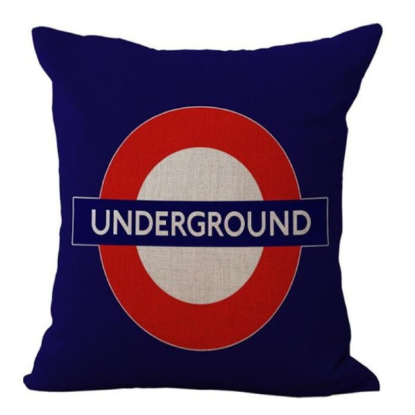 Almofada Underground Sala Quarto 40x40 Enchimento Fibra