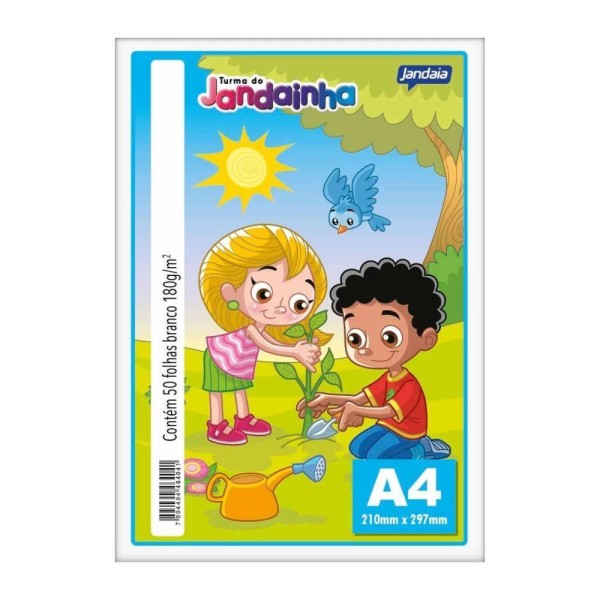 Encontraproduto.com.br - Papel Sulfite A4 Jandainha 60k 180grs.branco