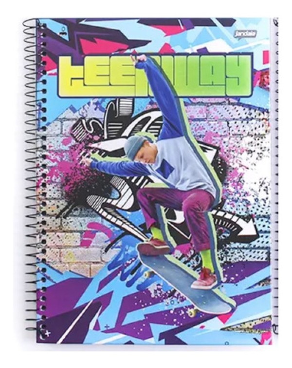 Caderno Universitário Teen Way 10 Matérias - Jandaia
