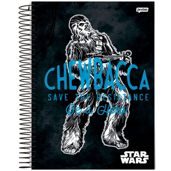 Encontraproduto.com.br - Caderno Star Wars Capa Espiral 80fls