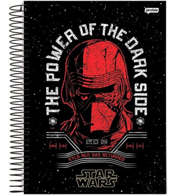 Encontraproduto.com.br - Caderno Star Wars Capa Espiral 80fls