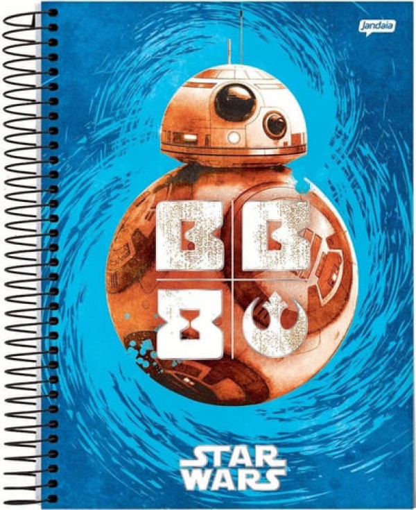 Encontraproduto.com.br - Caderno Star Wars Capa Espiral 80fls