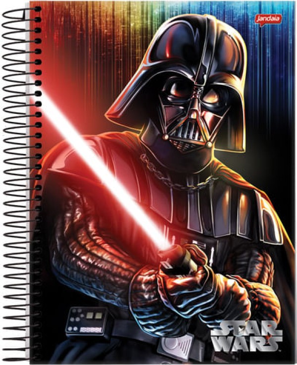 Encontraproduto.com.br - Caderno Star Wars Capa Espiral 80fls