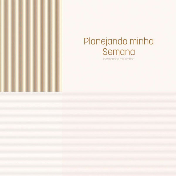 Encontraproduto.com.br - Planner Quadrado 108Fls Mono Listras Grossa Jandaia