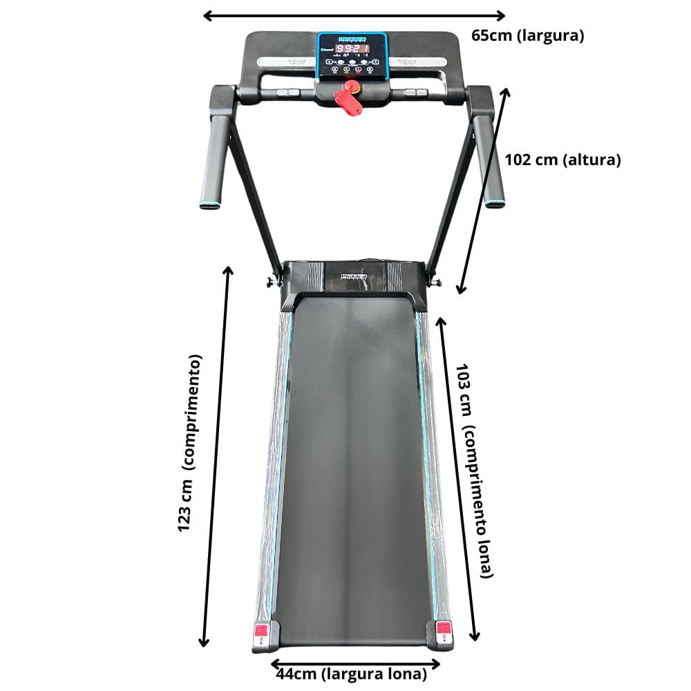 Encontraproduto.com.br - Esteira Elétrica Residencial Winner Fitness W10 220v