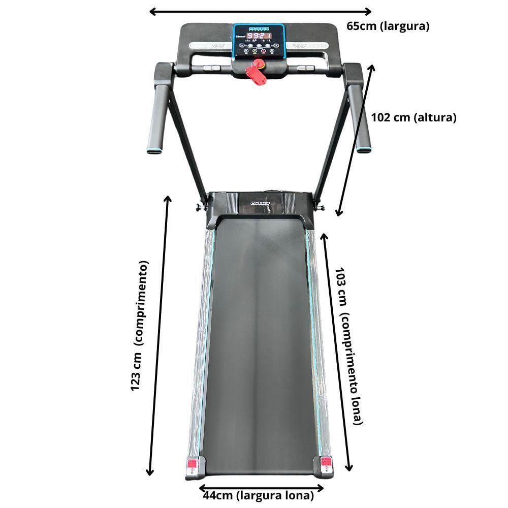 Encontraproduto.com.br - Esteira Elétrica Residencial Winner Fitness W10 220v