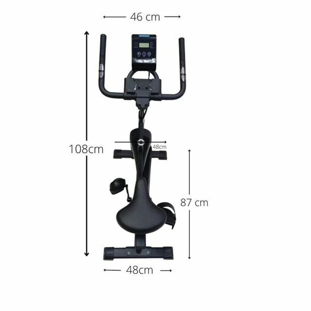 Encontraproduto.com.br - Bicicleta Spinning Residencial Winner Wsp 290 preto/azul