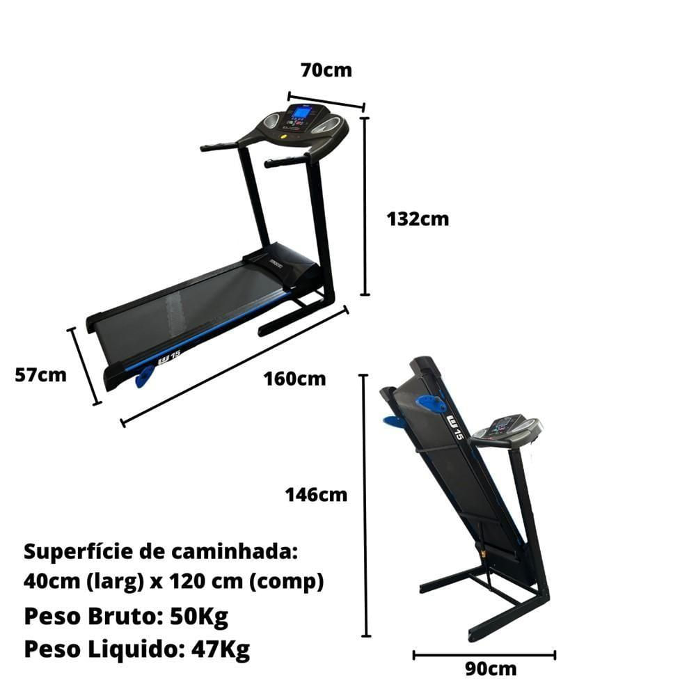 Encontraproduto.com.br - Esteira Elétrica Residencial Winner Fitness W 15 220v