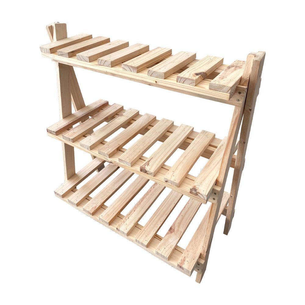 Encontraproduto.com.br - Floreira Vertical Suporte De Jarros Plantas Varanda Marrom