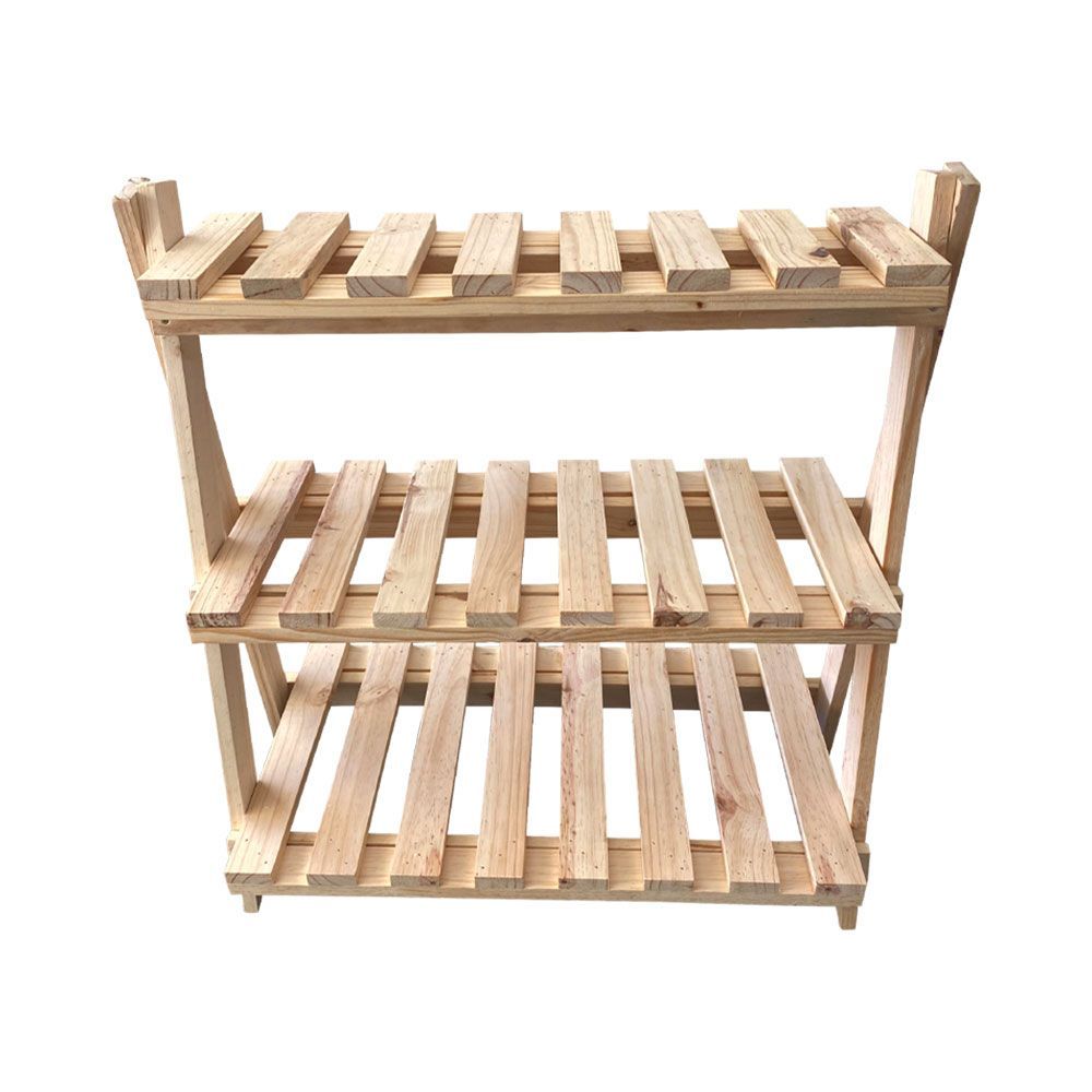 Encontraproduto.com.br - Floreira Vertical Suporte De Jarros Plantas Varanda Marrom
