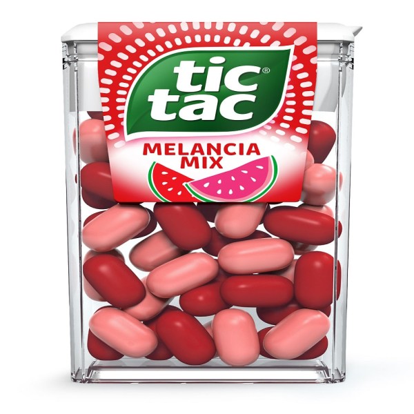 Encontraproduto.com.br - Pastilha de Melancia T30 Tic Tac Frasco 15g