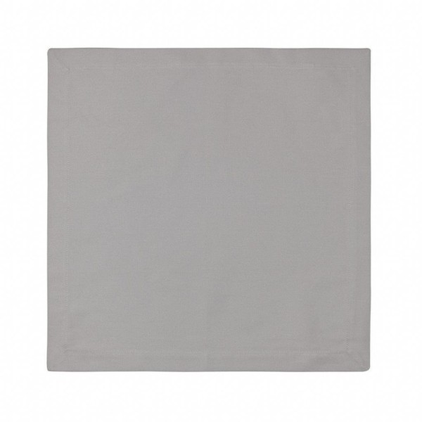 Guardanapo 4 Pcs Algodão - Cinza 45x45cm