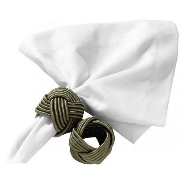 Encontraproduto.com.br - Jogo De Argolas Para Guardanapos Copa&cia Traccia 4 Peças Fe Cor Fendi