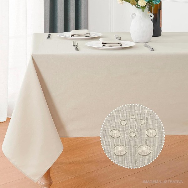 Encontraproduto.com.br - Toalha de Mesa Versatile Elinor Copa 180 cm Redonda