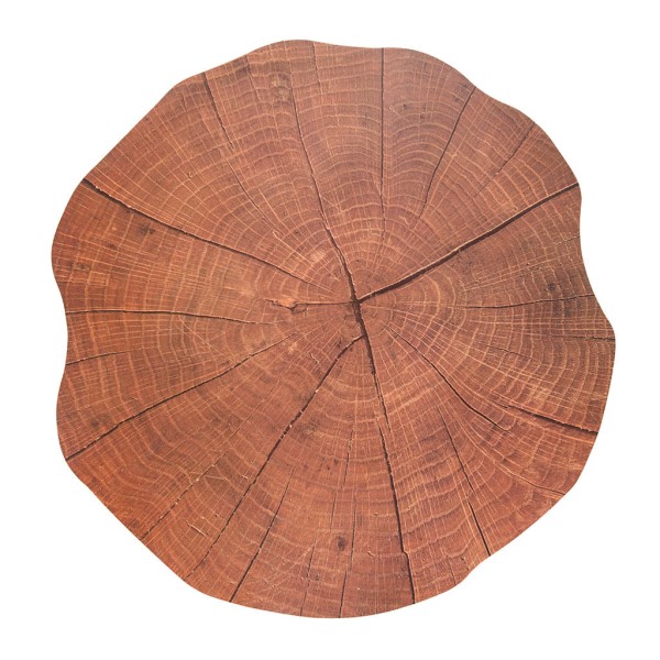 Encontraproduto.com.br - Jogo Americano Rustico Madeira Tronco Giardino Slice