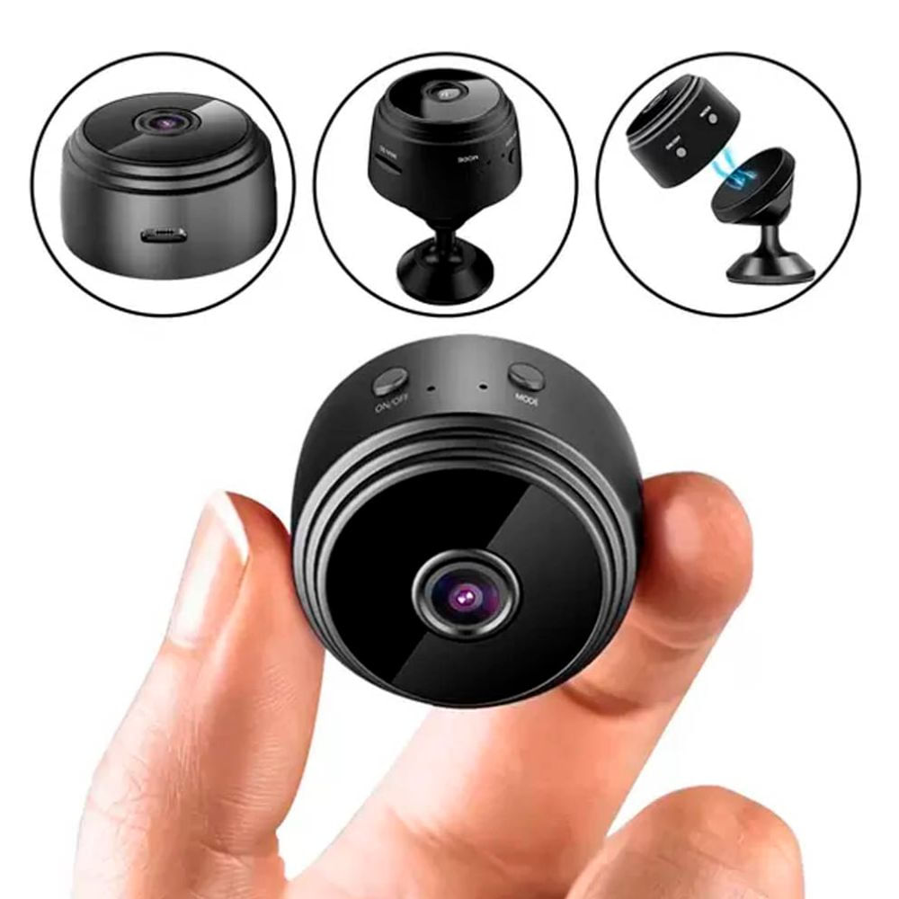 Encontraproduto.com.br - Mini Câmera Espiã Monitoramento A9 para Segurança, Wifi com Sensor e Visão Noturna, Sem Fio