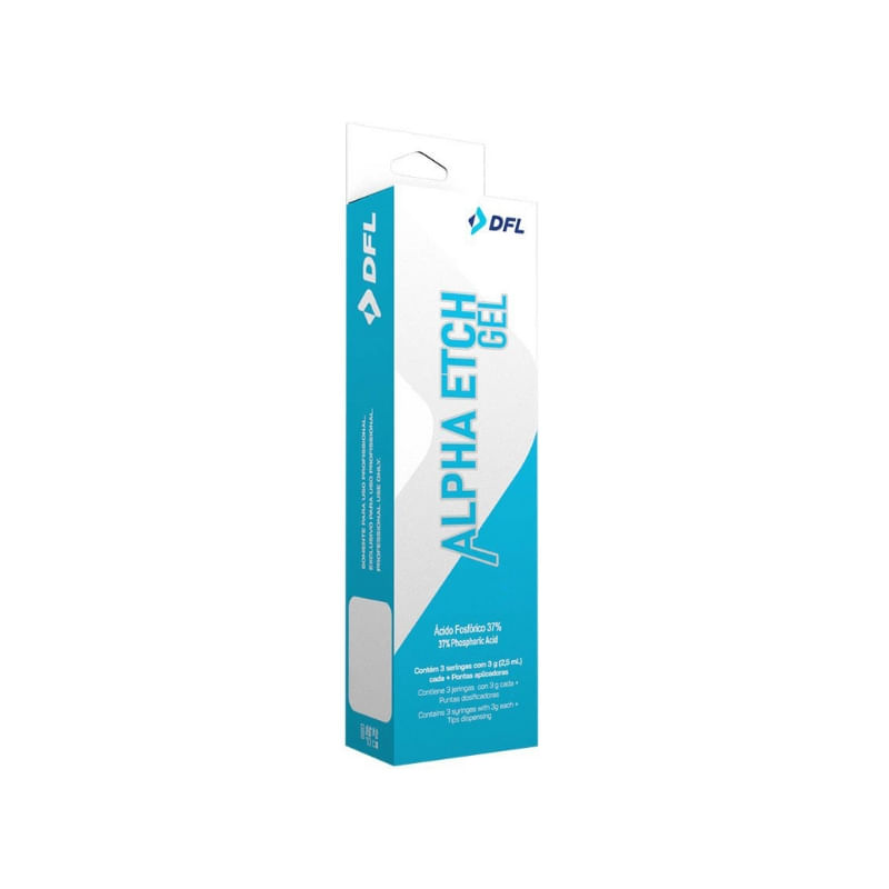 Encontraproduto.com.br - Ácido Fosfórico Alpha Etch 37% com 3 Seringas 3g - Nova Dfl