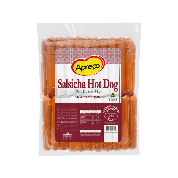 Salsicha Hot Dog Apreço 800g