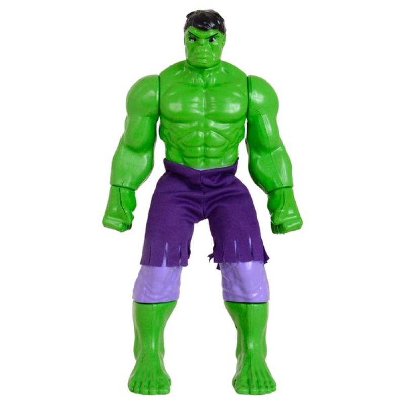 Boneco Heroi Hulk de 29 cm Articulado Power Force