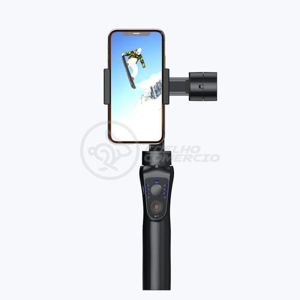 Encontraproduto.com.br - Estabilizador De Mão Eletrônico Portátil 3 Eixos Bluetooth