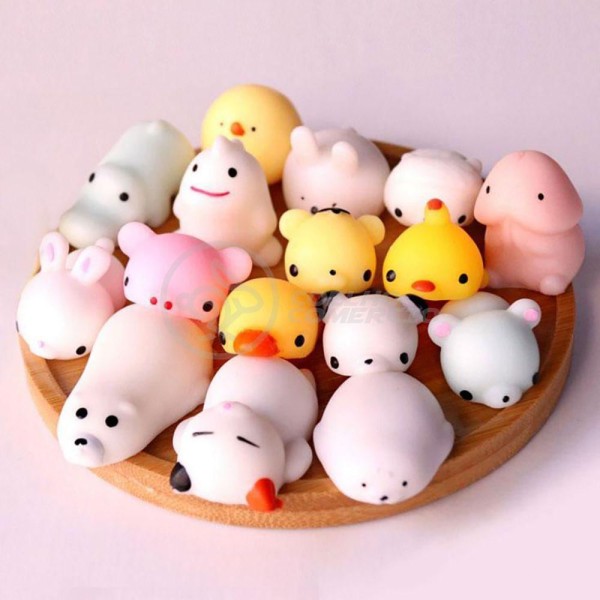 Encontraproduto.com.br - Bichinhos Squishy Mochi Fidget Silicone Sensorial Relaxa