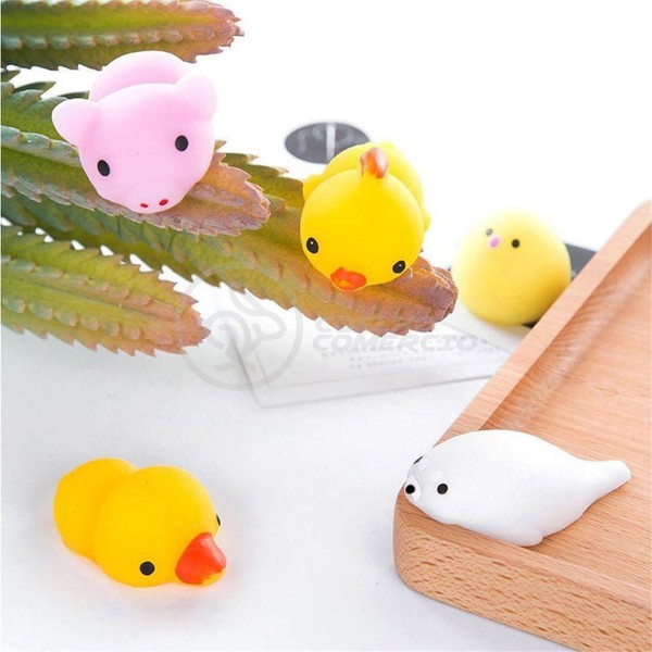 Encontraproduto.com.br - Bichinhos Squishy Mochi Fidget Silicone Sensorial Relaxa