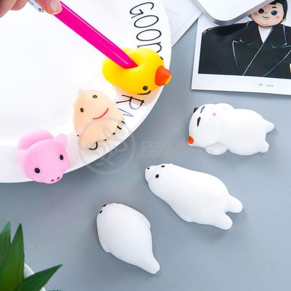 Encontraproduto.com.br - Bichinhos Squishy Mochi Fidget Silicone Sensorial Relaxa