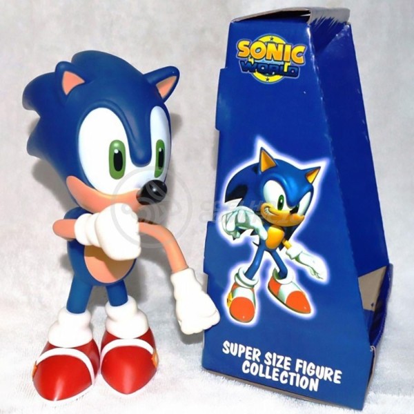 Encontraproduto.com.br - Boneco Action Figure Sonic Grande Super Size - 23Cm - Sonic