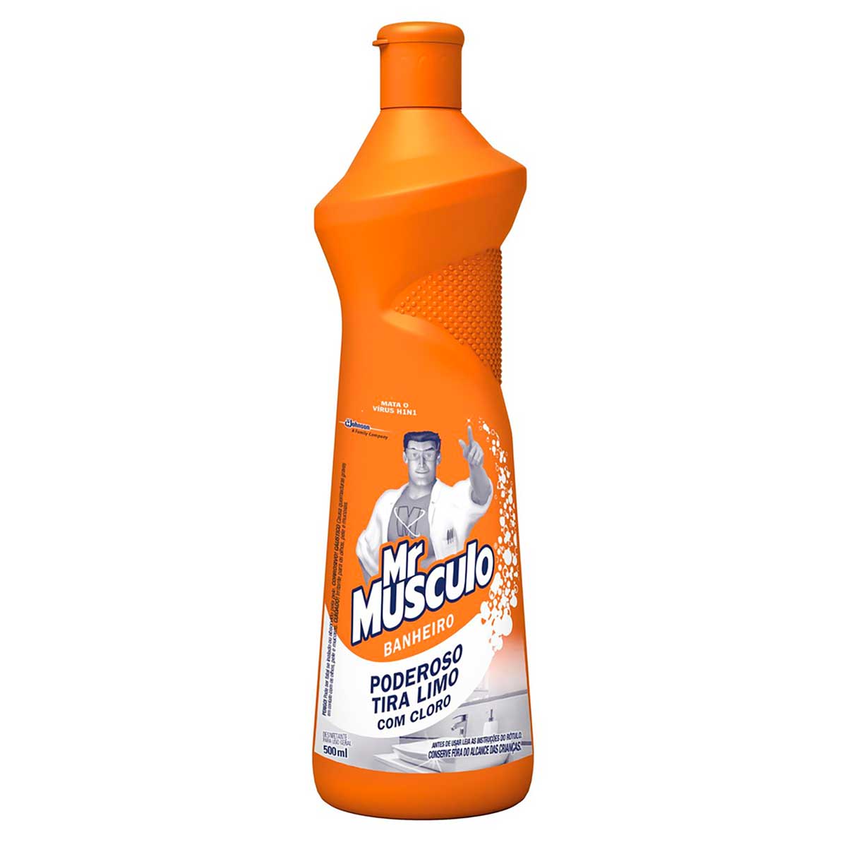 Encontraproduto.com.br - Limpador Mr. Músculo p/ Uso Geral Banheiro Tira-Limo c/ Cloro Squeeze 500ml