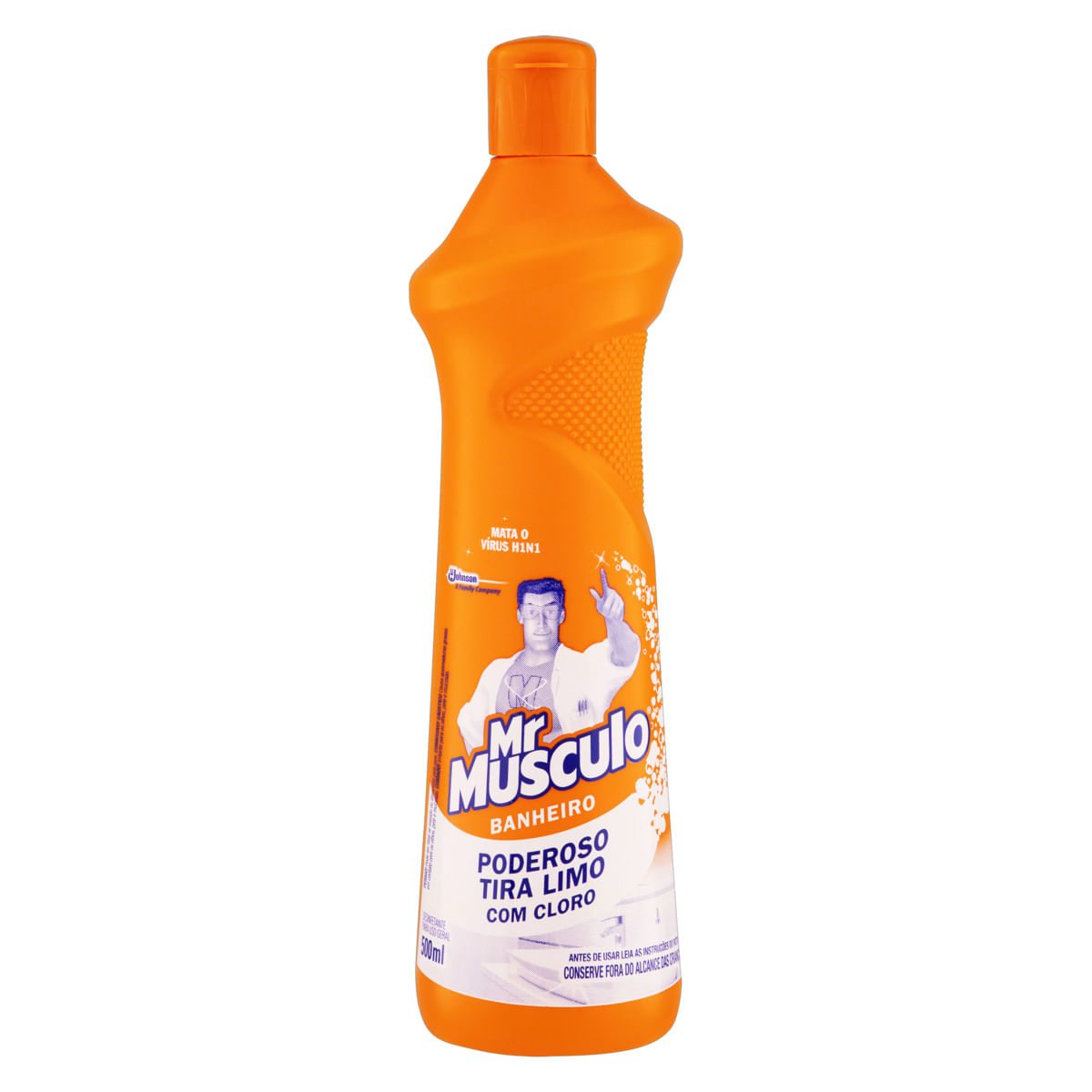 Encontraproduto.com.br - Limpador Mr. Músculo p/ Uso Geral Banheiro Tira-Limo c/ Cloro Squeeze 500ml