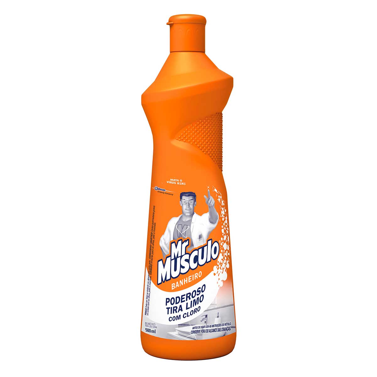 Encontraproduto.com.br - Limpador Mr. Músculo p/ Uso Geral Banheiro Tira-Limo c/ Cloro Squeeze 500ml